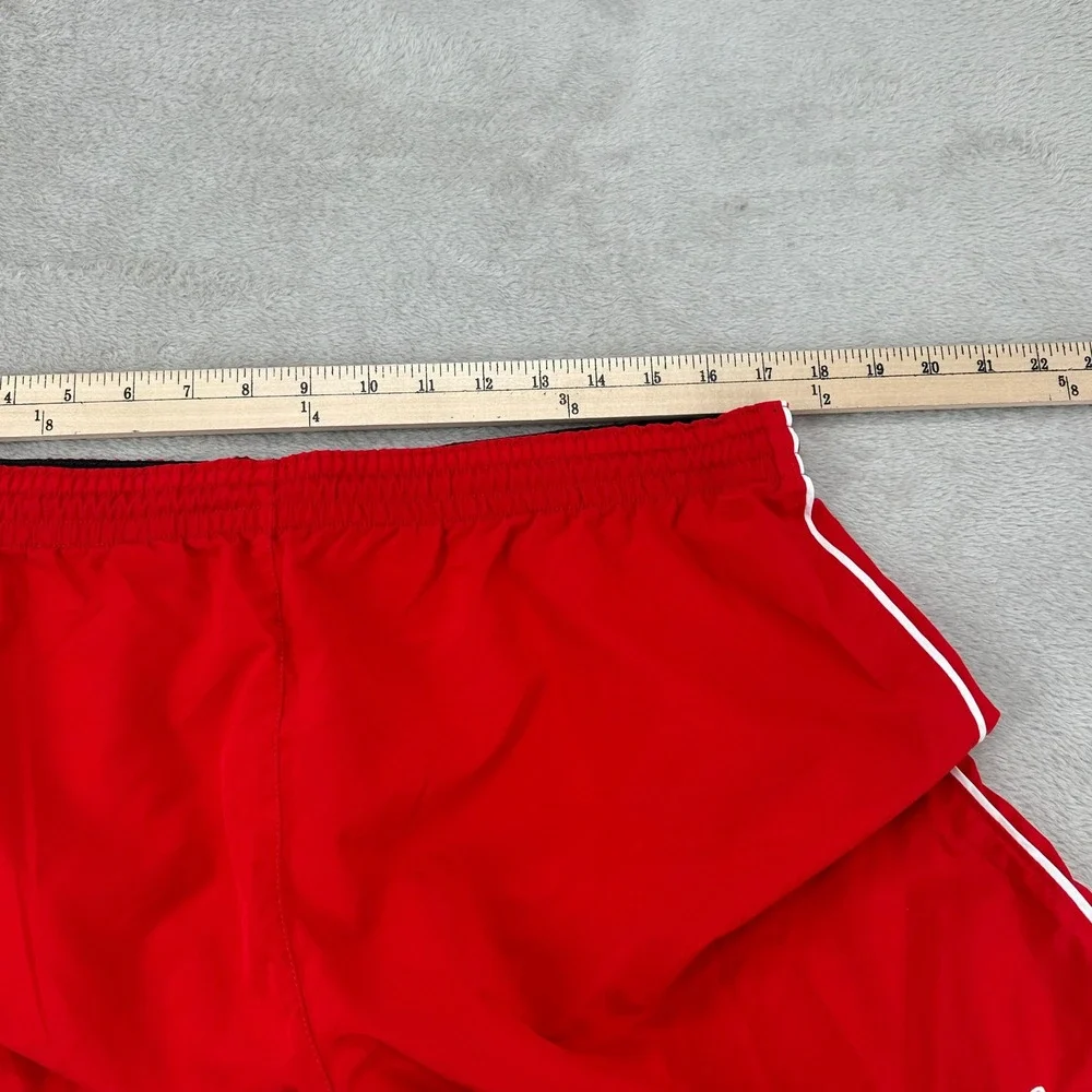 Vintage Y2K Nike Soccer Shorts Mens Large Red Athletic Running Gym Sports